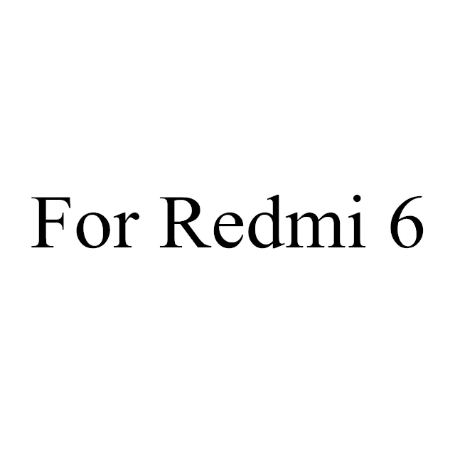 5 шт./партия чехлы для телефонов для Xiao mi Pocophone F1 mi 8 Lite 9 Se Red mi Note 5 6 6A 7 Pro 3D защитная пленка из углеродного волокна для задней панели - Цвет: For Redmi 6