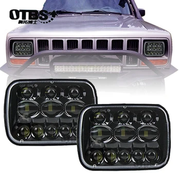 

For Ford GMC Chevy 5x7 DOT 7x6 inch LED Headlights Headlamps Bulbs Projector Headlight Lights for Jeep Cherokee XJ Wrangler