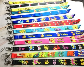 

New 30 pcs cartoon mix anime Cello Phone Key Chain Neck Strap Keys Lanyards gift X-207