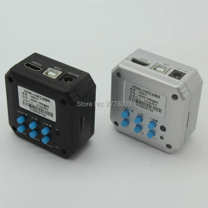 

Free Shipping 20MP 1080P 60FPS Industrial Microscope Camera HDMI USB Output TF Card Storage Video Remote Control Operation