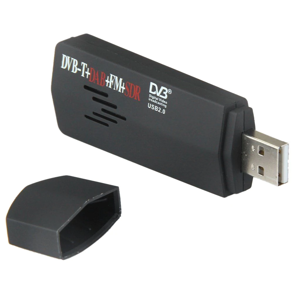 R820T+ RTL2832U USB 2,0 DVB-T SDR FM DAB ТВ тюнер приемник палка для ПК ноутбука