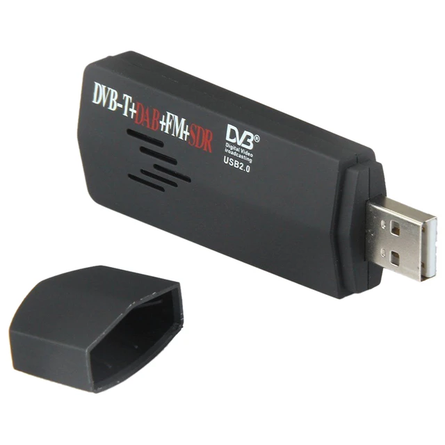 R820T+ RTL2832U USB 2.0 DVB T SDR FM DAB TV Tuner Receiver Stick for PC Laptop