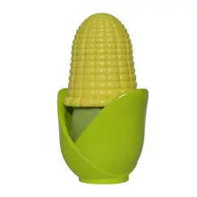 Креативная мини-щетка для очищения лица в форме кукурузы из сверхтонкого волокна, портативная отшелушивающая Косметическая кисть для мытья лица с крышкой