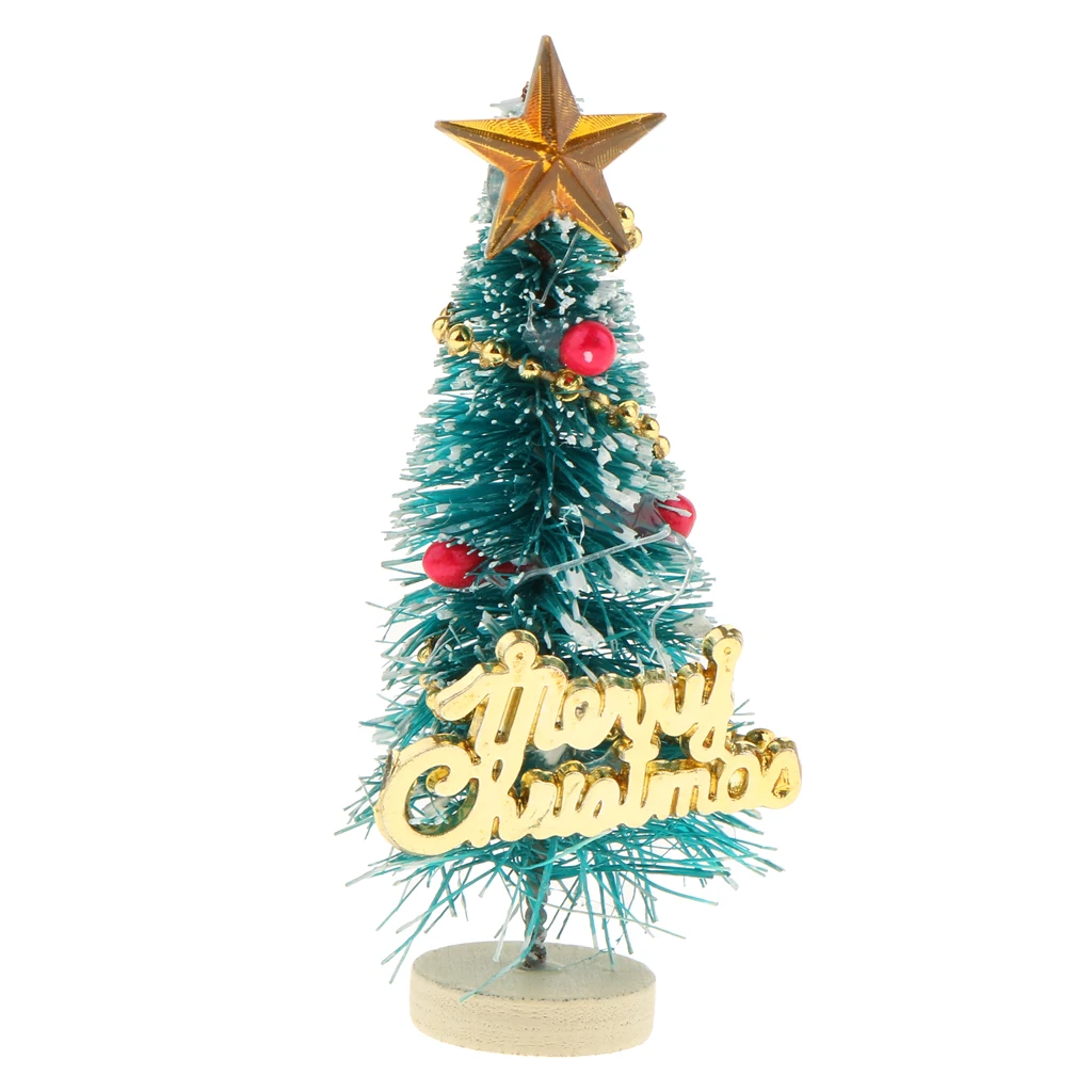 1/12 Scale Dollhouse Miniature Christmas Tree \`\`Merry Christmas\`\` Letters Board Xmas Party Room Furniture Decor Model Toy