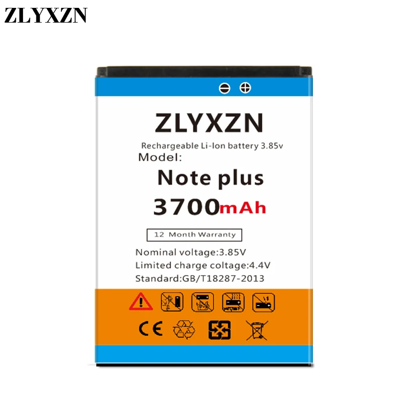 

High capacity battery Note Plus 3700mAh Battery for CUBOT Note Plus