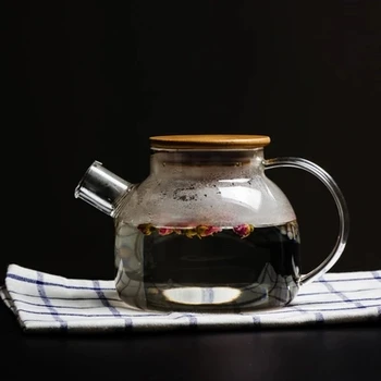 

Heat resistant and high temperature glass teapot tea pot glass tea set