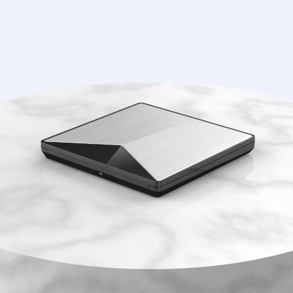 

External DVD Drive USB 3.0 Drive for PC for Mac DVD + Rewritable DVD/CD RW Writer Recorder Burner Unique Shape Newest Drop Ship