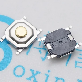 

4 * 4 * 1.7mm Touch Switch Micro-push Button Switch 4x4x1.7 Patch Four Feet Waterproof Copper Head