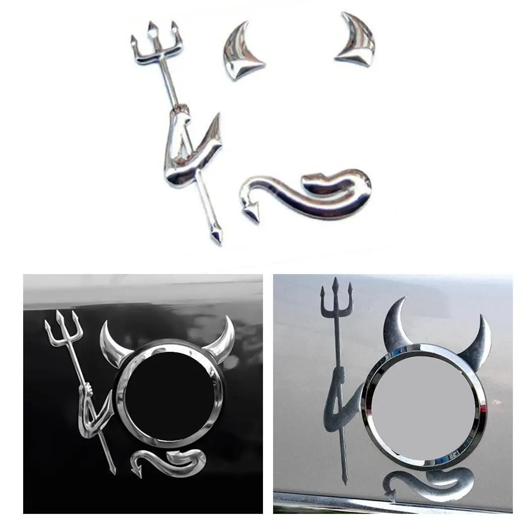 

Car Styling Auto Logos Car decoration Devil Sticker for opel corsa d audi tt fiat grande punto seat ibiza bmw e87 nissan juke