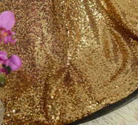 1 ярд, новинка, расшитая блестками кружевная ткань, золотистая вышитая повторяющаяся ткань с пайетками, немного тянущаяся, 130 см, RS1179 - Цвет: Crape gold sequins