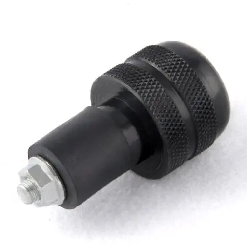 2pc Anti Vibration Motorcycle Handlebar  End Plug Weights Grips Cap Plug Slider Black For Honda Kawasaki Suzuki Yamaha 