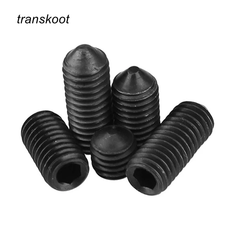 50 шт. винты DIN914 M3 M4 M5 класса 12 9 с шестигранной головкой|hexagon socket set screw|m5 hex screwscrew m5 |