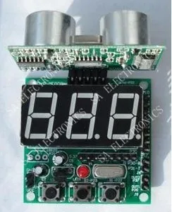 

[BELLA]5-in- 1 Ultrasonic module / with temperature compensation / 51 system board + Ultrasonic Ranging Module (C5A5)--5PCS/LOT