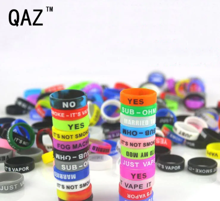 

5pcs/10pcs QAZ Vape 22mm Diameter Silicone Rubber Ring Anti-skid Band for RDA RTA Tank Electronic Cigarette Accessory