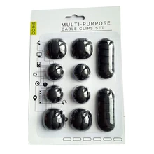 10 шт./партия TPR устройство для сматывания кабеля, органайзер, настольный набор, офисные аксессуары, зажим для провода, обертывание, шнур, органайзер для стола, хранение канцелярских принадлежностей, инструмент