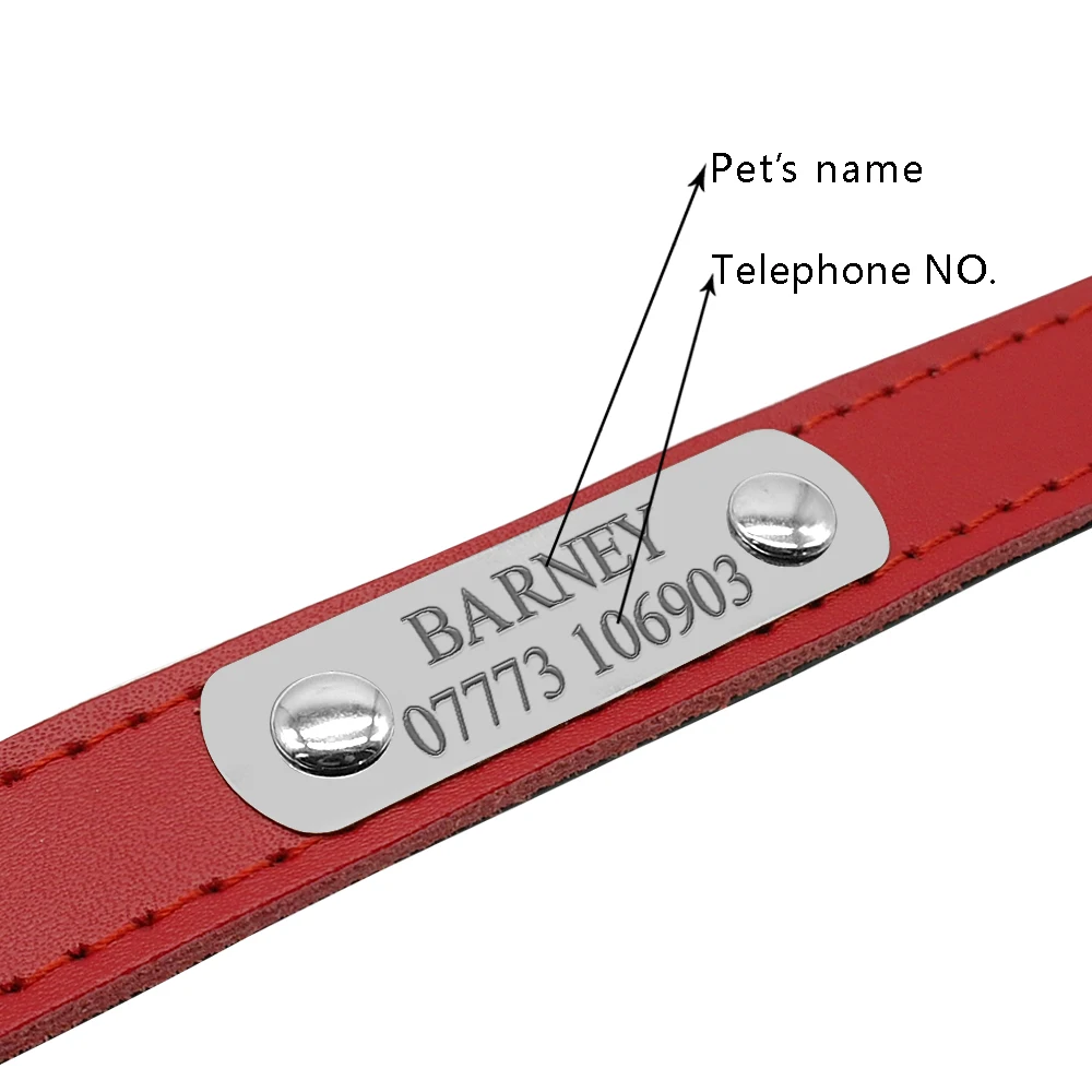 4 цвета Персонализированные Выгравированные собачий ошейник поводок набор Индивидуальные Имя Телефон металлическая пряжка кошка, щенок, домашний питомец ID воротник XS s m