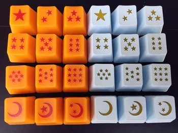 

DIY PBT POM Translucidus Keycap for backlight Backlit mechanical Gaming keyboard R4 Translucent Dragon Ball keycaps 12pcs/lot