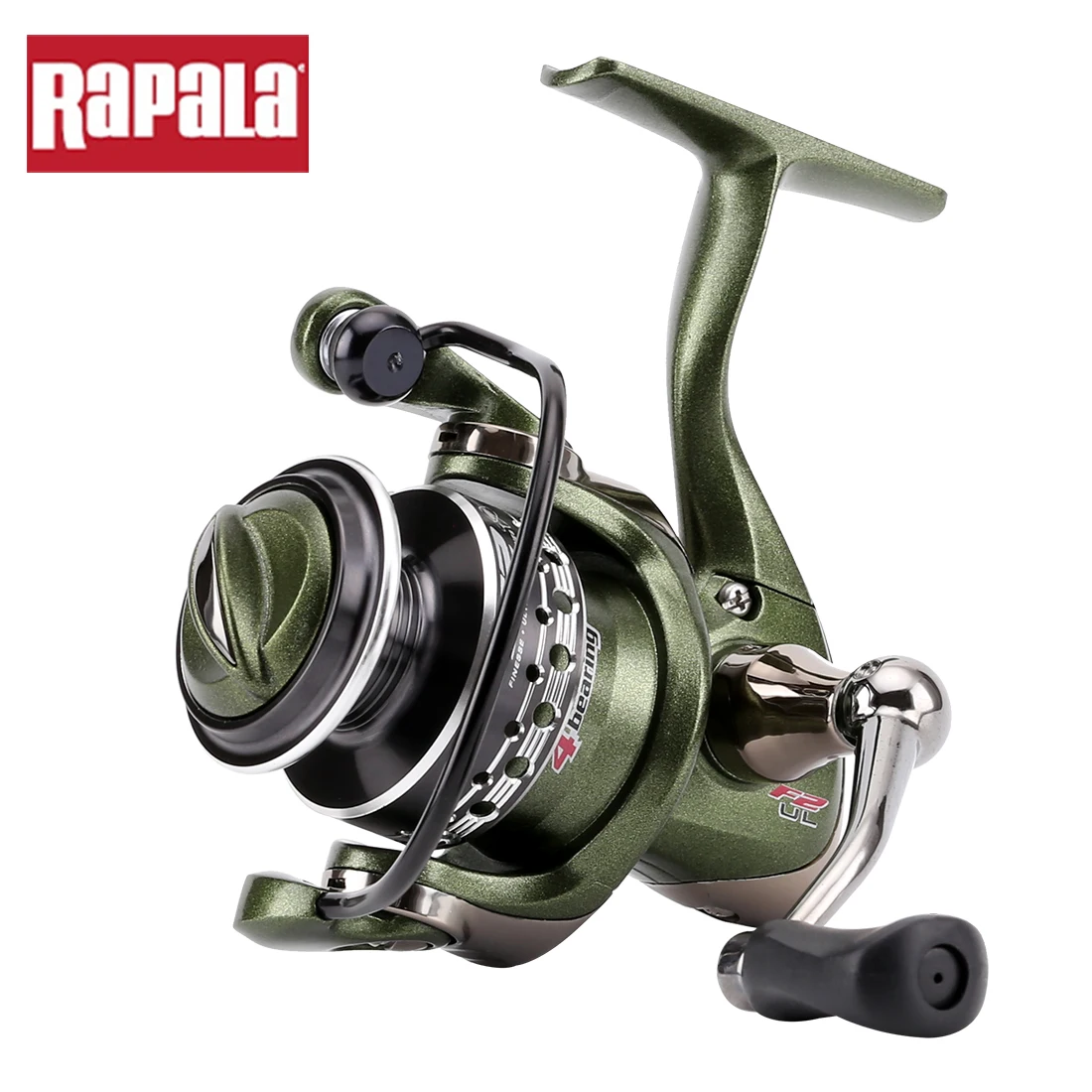 

Rapala Brand F2UL 10SP Small Spinning Fishing Reel 4BB 5.2:1 181g Graphite Material Body Freshwater Fishing Tackle