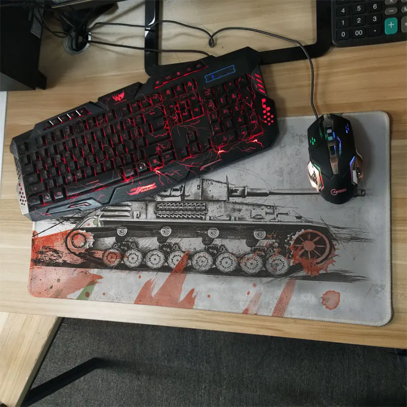  MaiYaCa World of Tanks Keyboard Mat Notbook Computer Mouse pads 30x60 cm Table Mat For gaming Dota 