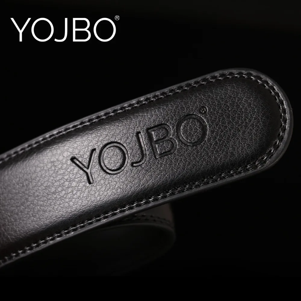 Мужские ремни для взрослых YOJBO брендовые дизайнерские из натуральной кожи с
