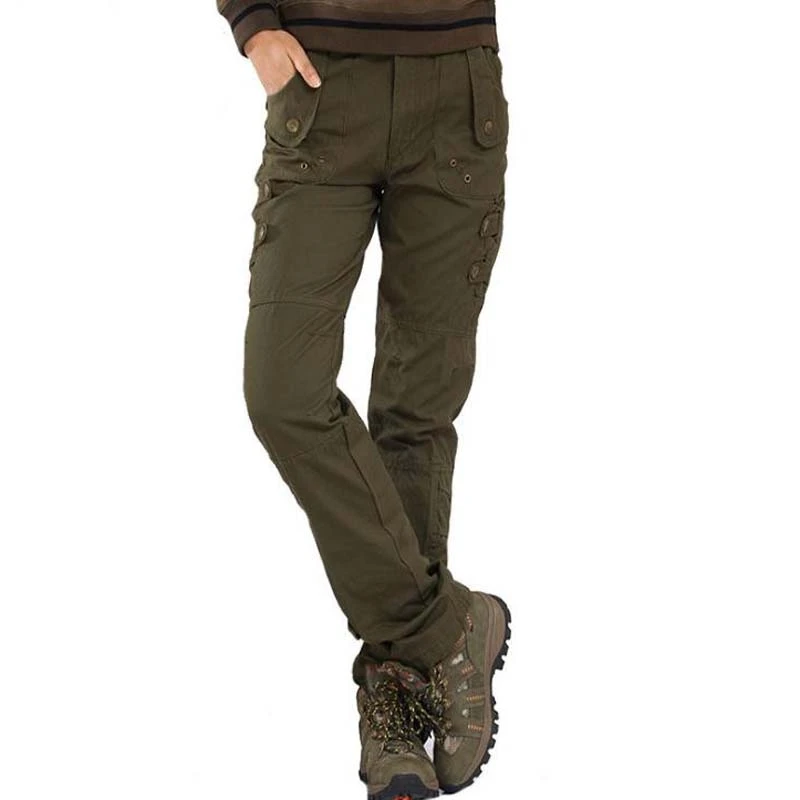 women's long cargo pants