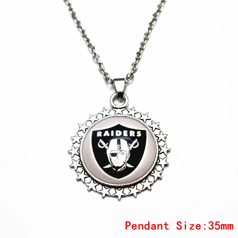 USA Football Sports Oakland Raider Vintage Pendant Necklace With 50cm