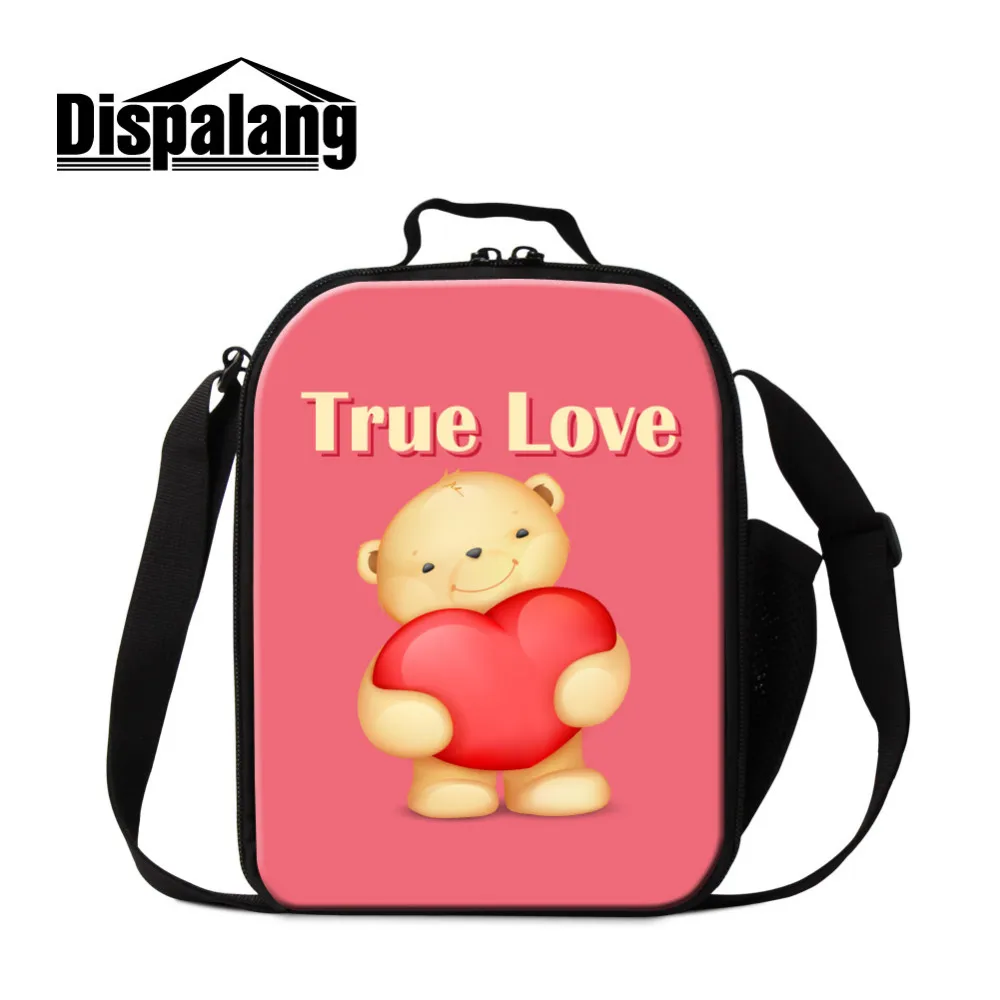 - kids lunch bags Fashion Shoulder Insulated Lunch Bag for Men Cool Mustache Printed Thermal Lunch Box Cooler Lunch Bag Picnic Food Bag
