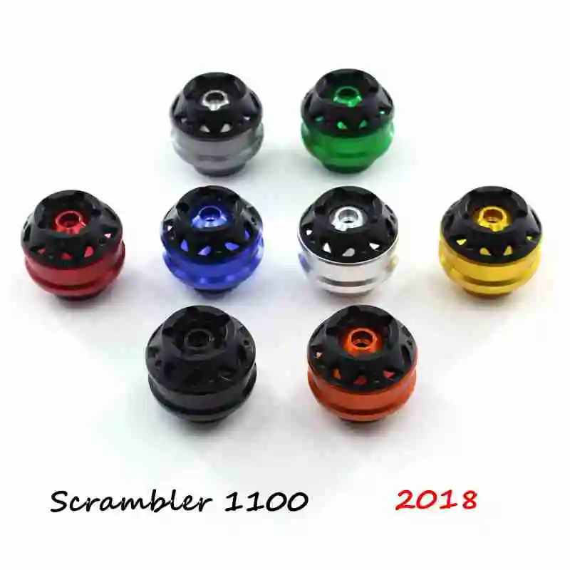 

For Ducati Scrambler 1100 2018 CNC Motorcycle Front Rear wheel Axle Slider shock absorber Falling Protection