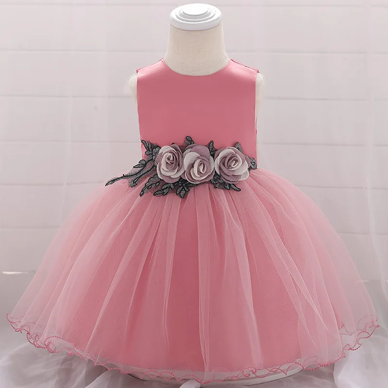 2019 Winter Newborn Baby Girl Dress Clothes Wedding Dress For