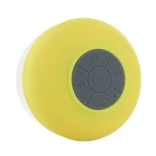 CES-Wireless Hand-free Bluetooth Waterproof Shower Speaker/Microphone Yellow