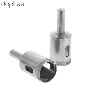 

dophee 22mm Diamond Coated Core Drill Bits Glass Tile Granite Marble Ceramics Hole Saw Metal Opener Cutter Bits Drilling Tool*2