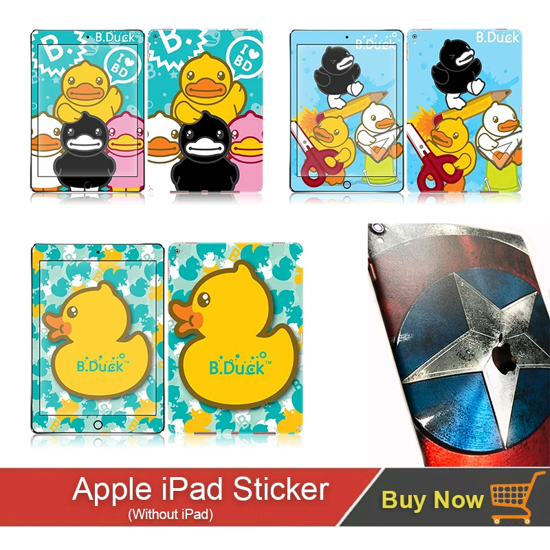 

Duck Print 3M PVC Material iPad Skin For iPad Pro 9.7 inch Antidust Decorative Protective Decal Sticker
