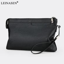 Для мужчин портм Повседневное из искусственной кожи Для мужчин бумажник, удлиненный кошелек мужской кошельки Мужской вместительный Винтаж кошелек на молнии cellphoe карман