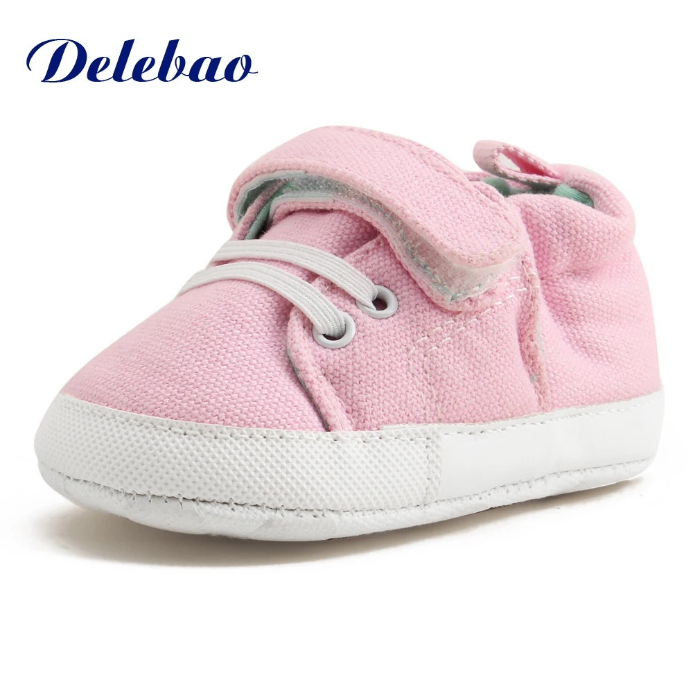 Delebao 2017 Design Spring/Autumn Baby Shoes Unique PU Non-slip Baby Boy & Baby Girl Shoes Thick Cotton First Walkers Wholesale
