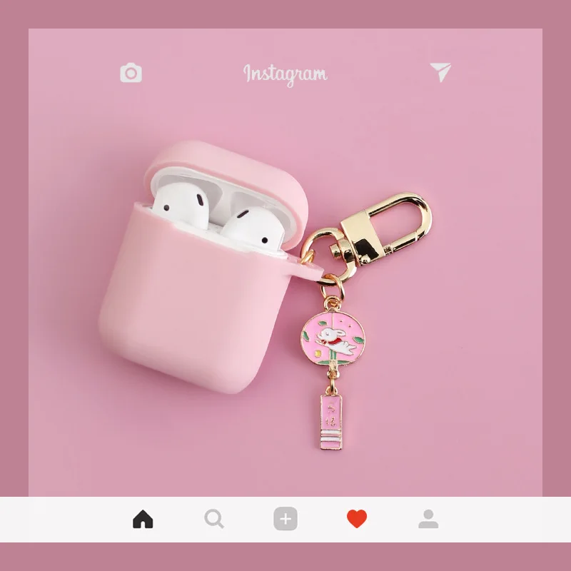 Новейший милый силиконовый чехол для наушников Apple Airpods мультяшный Bluetooth