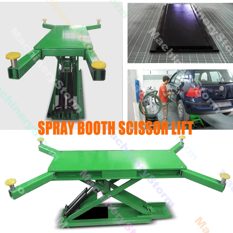 SPRAY BOOTH SCISSOR LIFT 1