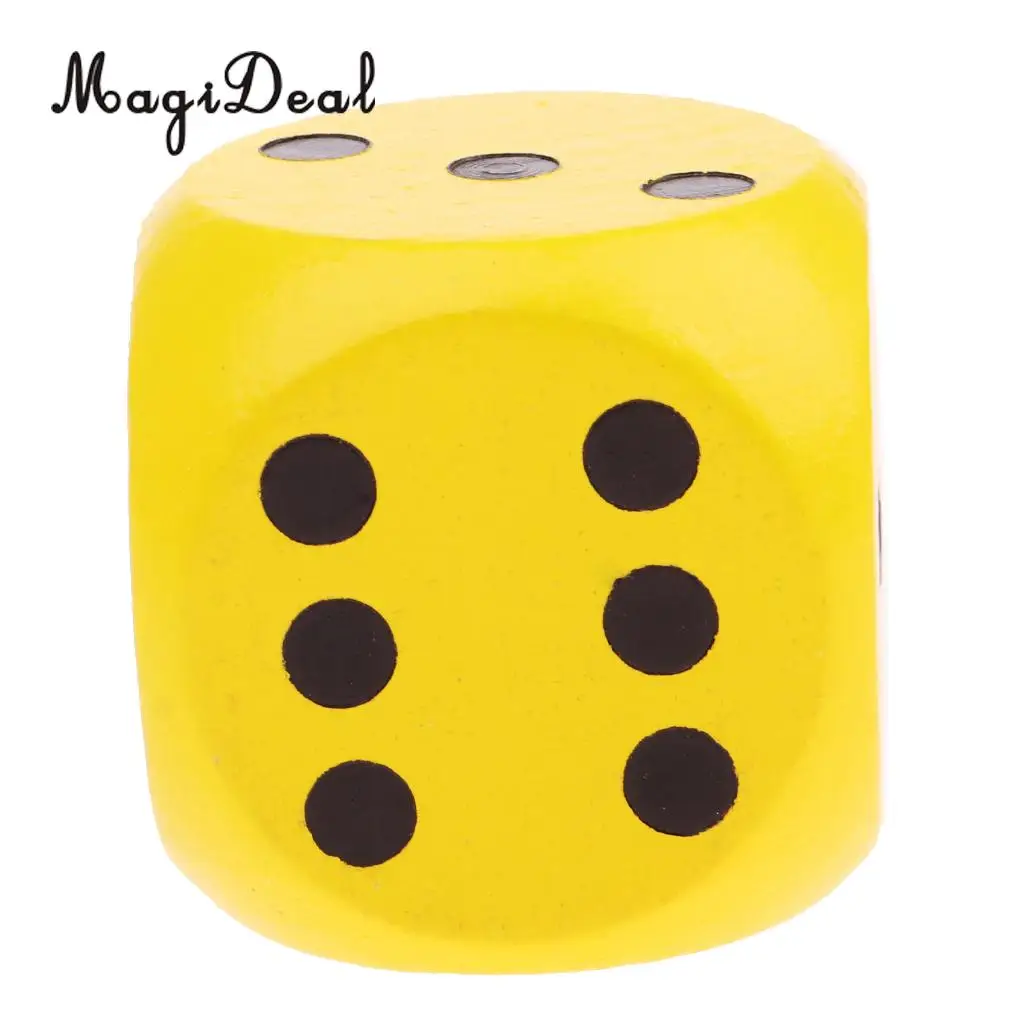 Extra Large Wooden Dice with Rounded Six Sided 5cm Blue|Dice| -
