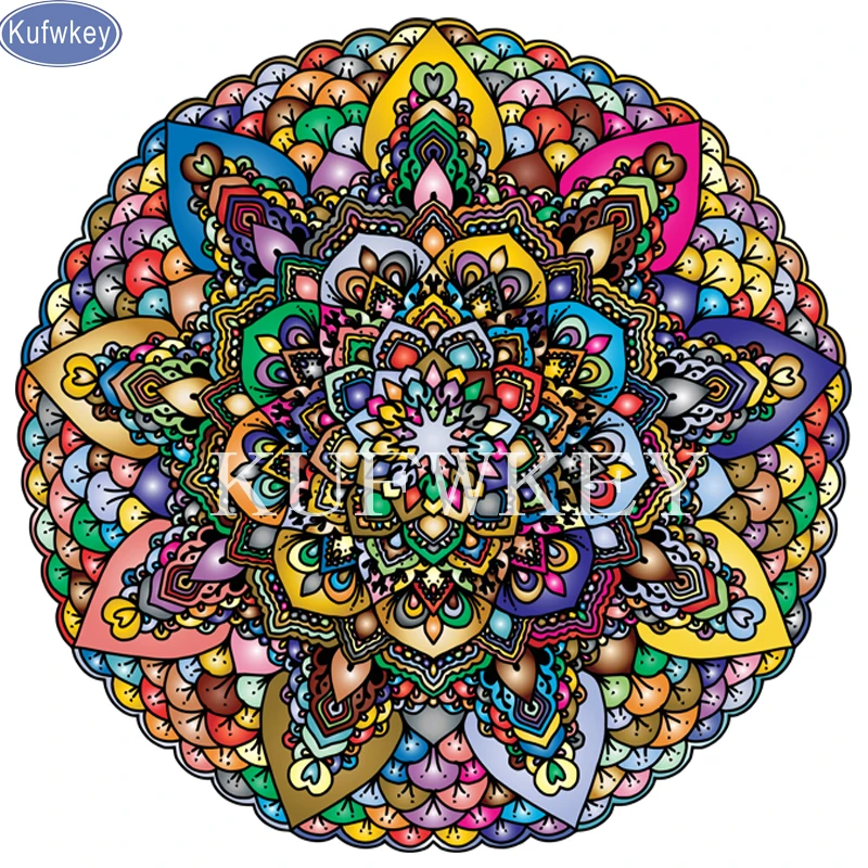 

diamond painting free shopping"Mandala Flower"diy 5d diamond embroidery flower painting mosaic with new arrival christmas card