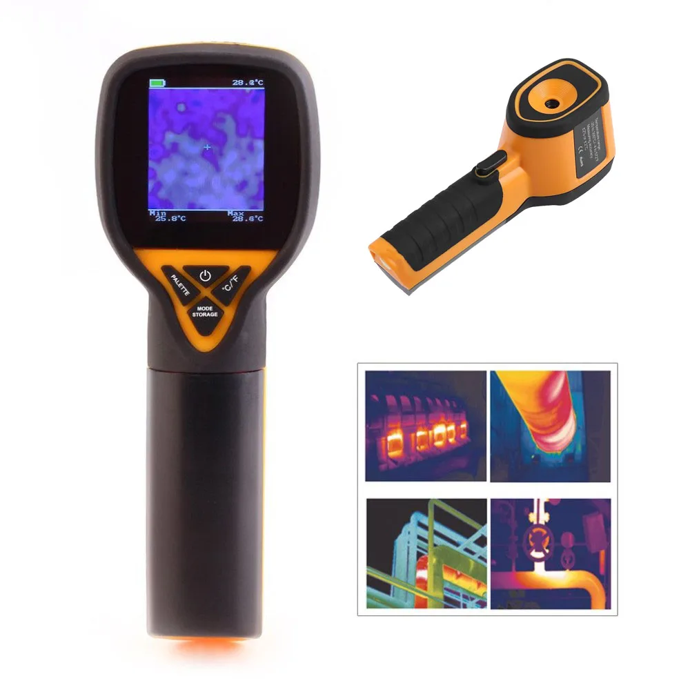 Handheld thermal imager. камера с тепловизором. тепловизор ручной для измерения температуры. цифровой инфракрасный тепловизор. тепловизор dt-9868.