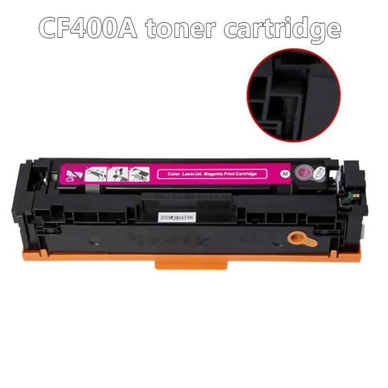 

CF400A CF401A 402 403A 201A Compatible Color Toner Cartridge For HP Color LaserJet Pro M252n M252dn MFP M274n M277dw M277n