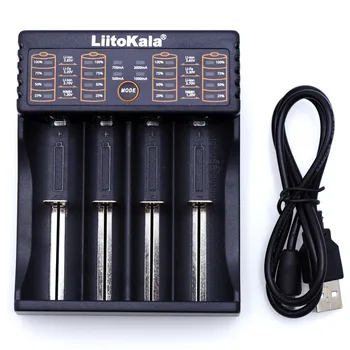 

New in liitokala lii-402 18650 battery charger 1.2 V 3.7V AA / AAA 26650 16340 25500 NiMH lithium battery Smart Charger