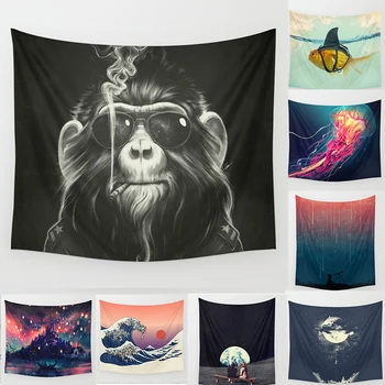 

New 13 Kinds Colorful Tapestry Home Decor Wall Hanging Boho shawl Beach Towel Yoga Mat Bedspread Table Cloth tapiz 200x145cm