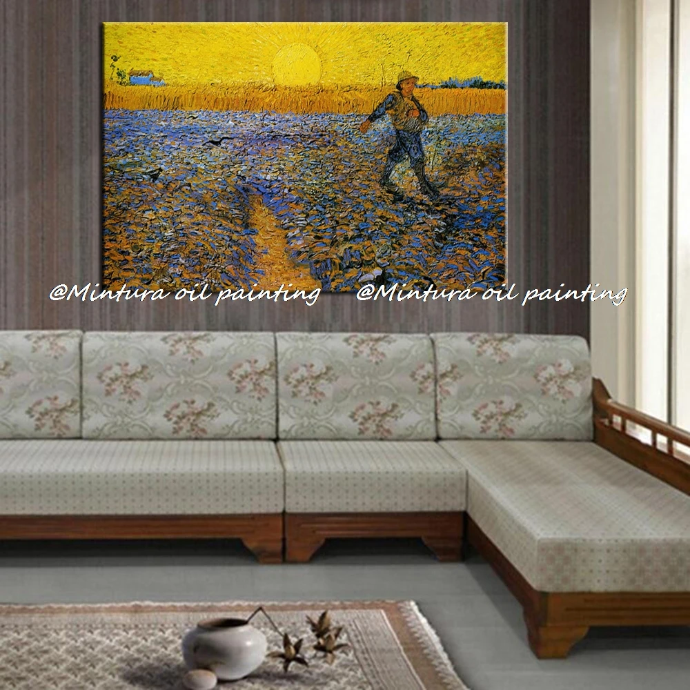 Sower Of Vincent Van Gogh 100% ручная работа Репродукция картина масляными красками на холсте