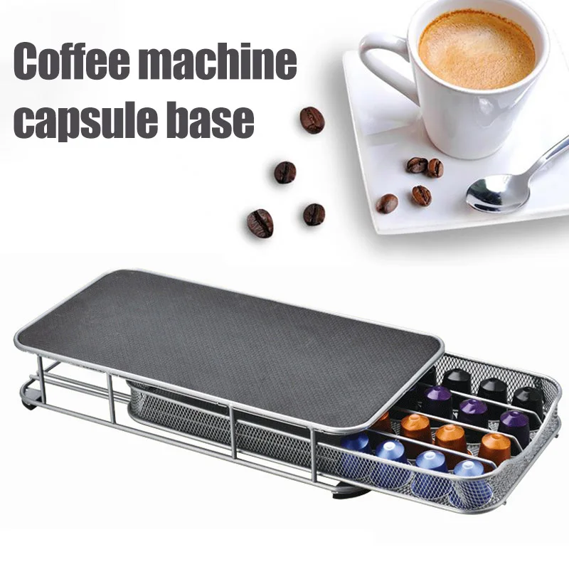

40 Coffee Capsule Cups Holder Storage Rack Drawer Machine Stand for Nespresso Coffee capsule storage box H99F