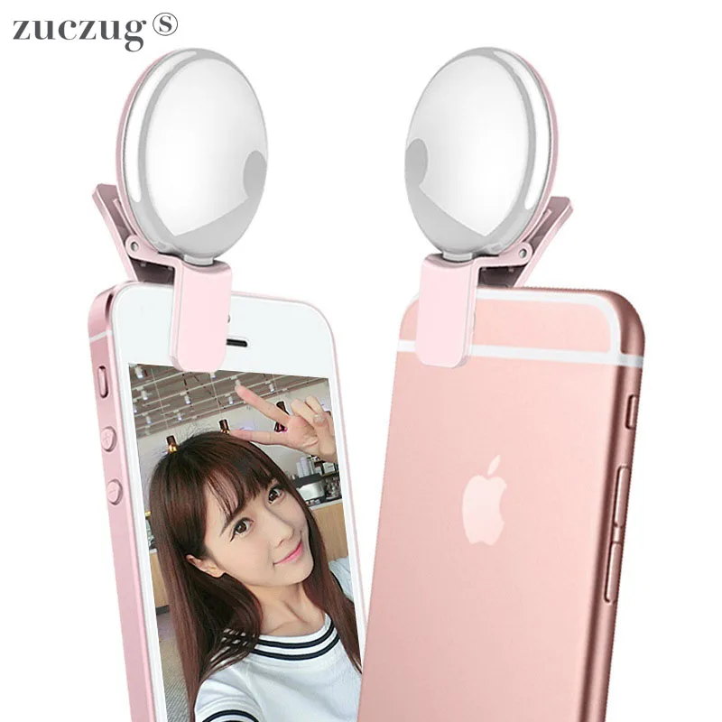 

2018 ZUCZUG Cute mini Portable USB Selfie LED Flash Light Univers Photography Clip Spotlight for iPhone 8 Xiaomi Redmi Huawei