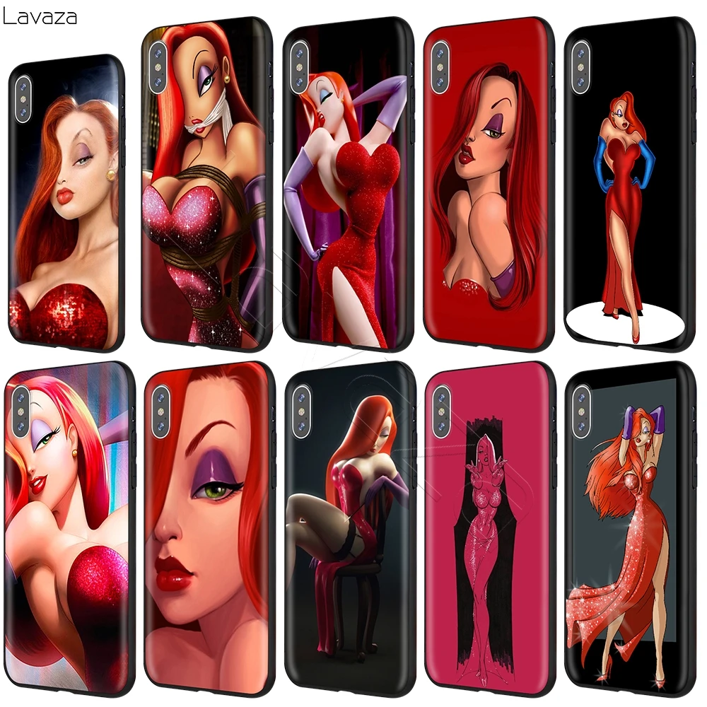 Сексуальный чехол Lavaza с изображением Джессики кролика для iPhone 12 mini 11 Pro XS Max XR X 8 7 6