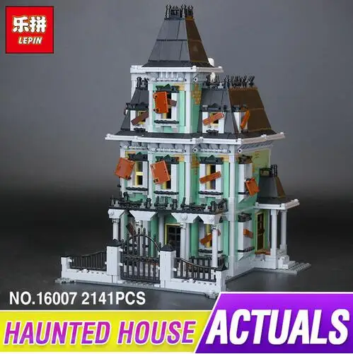 

New LEPIN 16007 2141Pcs Monster fighter The haunted house Model set Building Kits Model Compatible With 10228 For children