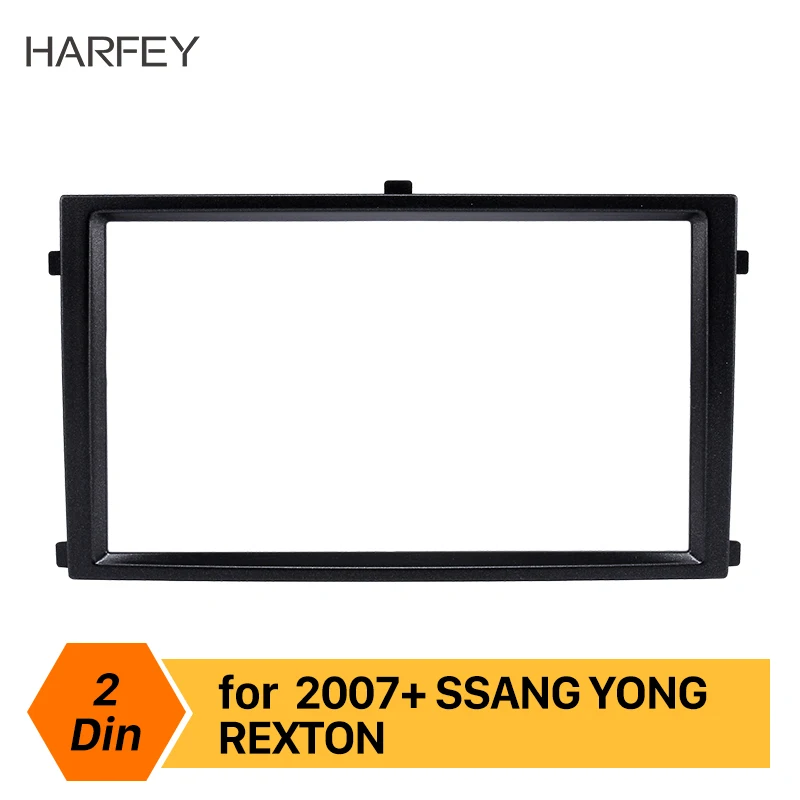 Автомагнитола Harfey 2 Din Fascia 2007 + комплект для установки адаптер SSANG YONG REXTON |