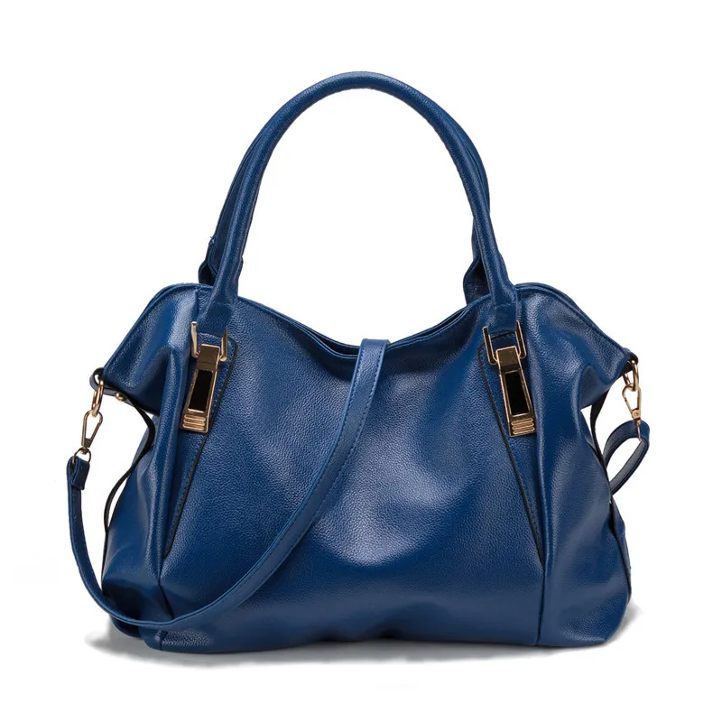 Новая распродажа, 9 цветов, модная дизайнерская женская сумка, женская сумка из искусственной кожи, Офисная Женская Портативная сумка через плечо, женская сумка-хобо - Цвет: blue