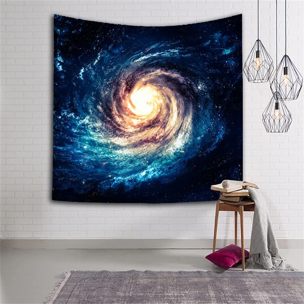 

Star Vortex Printing Mandala Wall Tapestry Canvas Fabric Wall Hanging Decor Tapestry Art Chakra Home Decoration Carpet Mat M/L